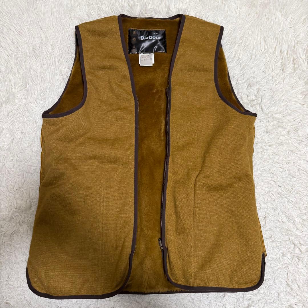 未使用級XLサイズ相当　バブアー　ボアライナー　ベスト　42サイズ　ブラウン USED】BARBOUR BOA LINNER VEST-OIKOS 毎日を楽しく豊かにする洋服