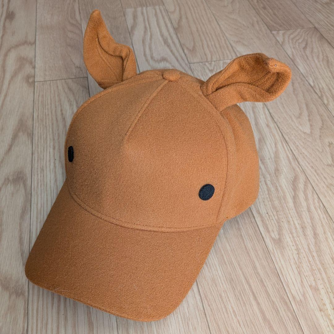 JRA 馬 キャップ 非売品 公式グッズ 耳付き フェルト 競馬 観戦 帽子