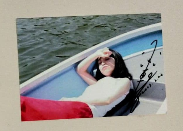 小川範子 DVD『LIVE ただ愛のために』 サイン入写真付他　激レア