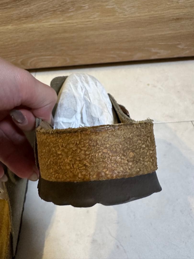 BIRKENSTOCK BOSTONトープ38 24.5cm 美品　 希少ナロー