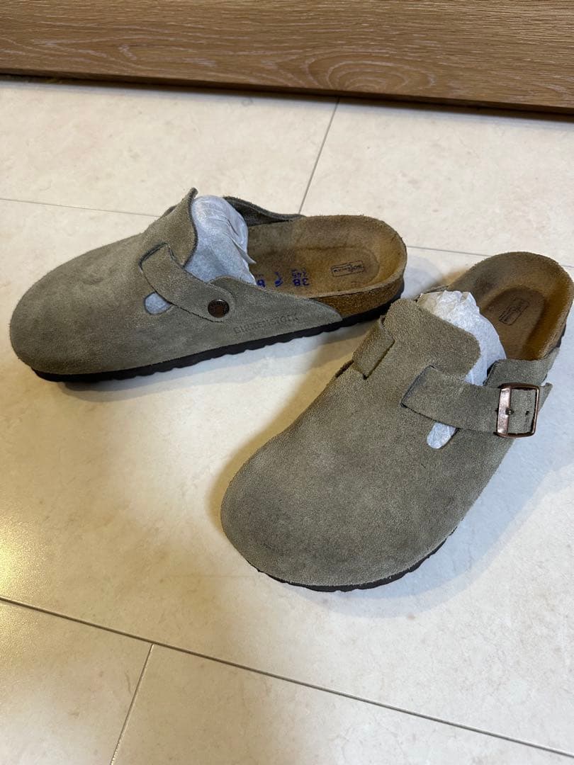 BIRKENSTOCK BOSTONトープ38 24.5cm 美品　 希少ナロー