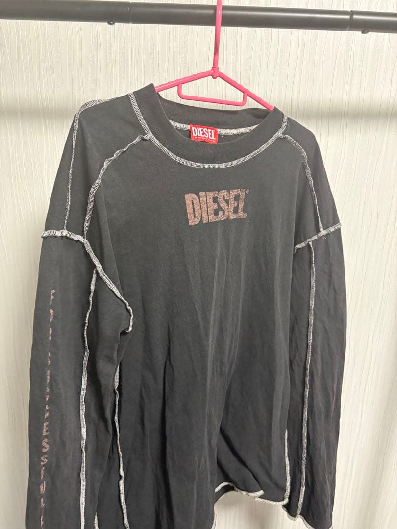 DIESEL ディーゼル ロングTシャツ　T-CRAOR-LS DIESEL ディーゼル t-craor-ls 長袖 Tシャツ ロンT 関税送料無料