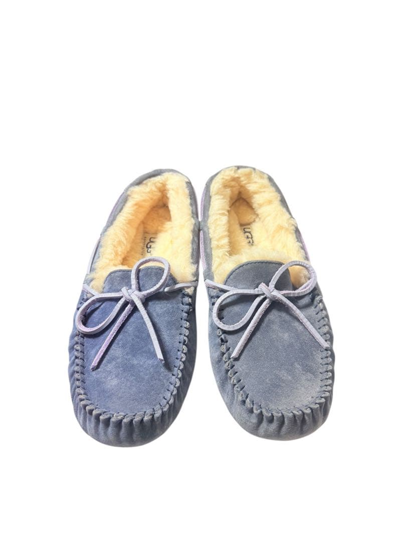 新品未使用 アグ ダコタUGG モカシン 24.0cm グレイッシュブルー