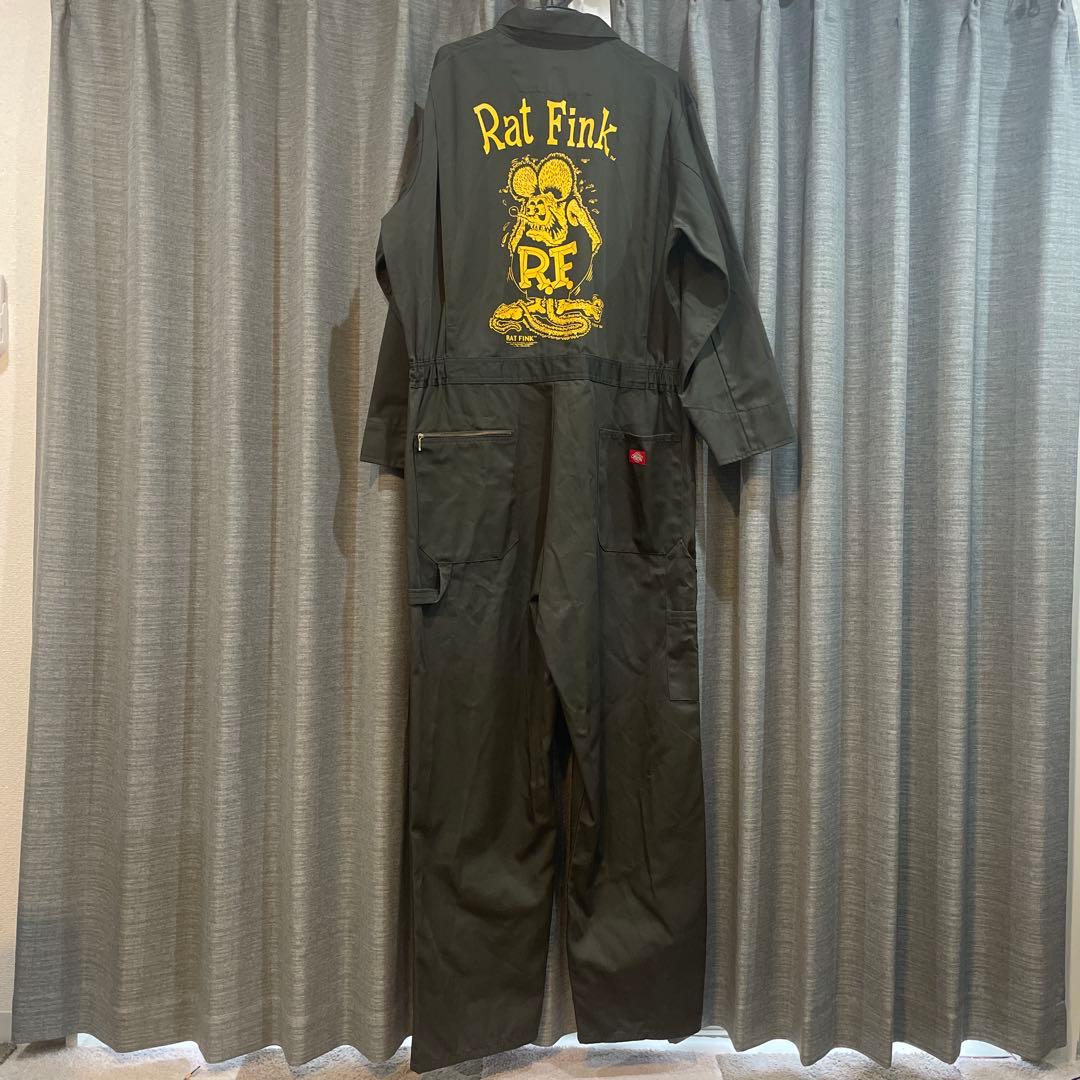 Dickies Rat Fink カバーオール・つなぎ ダークグリーン