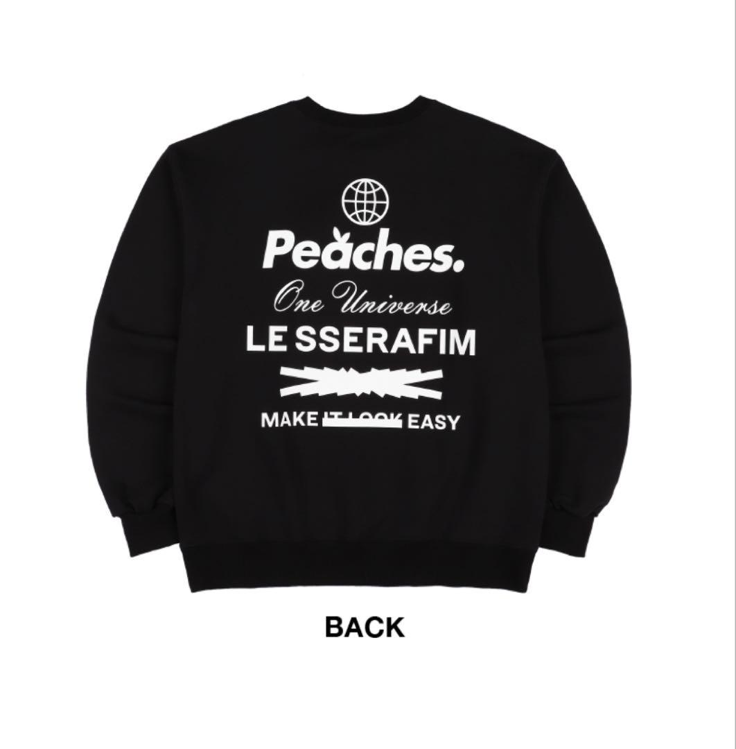 LE SSERAFIM ポップアップ コラボ スウェットシャツ トレーナー M