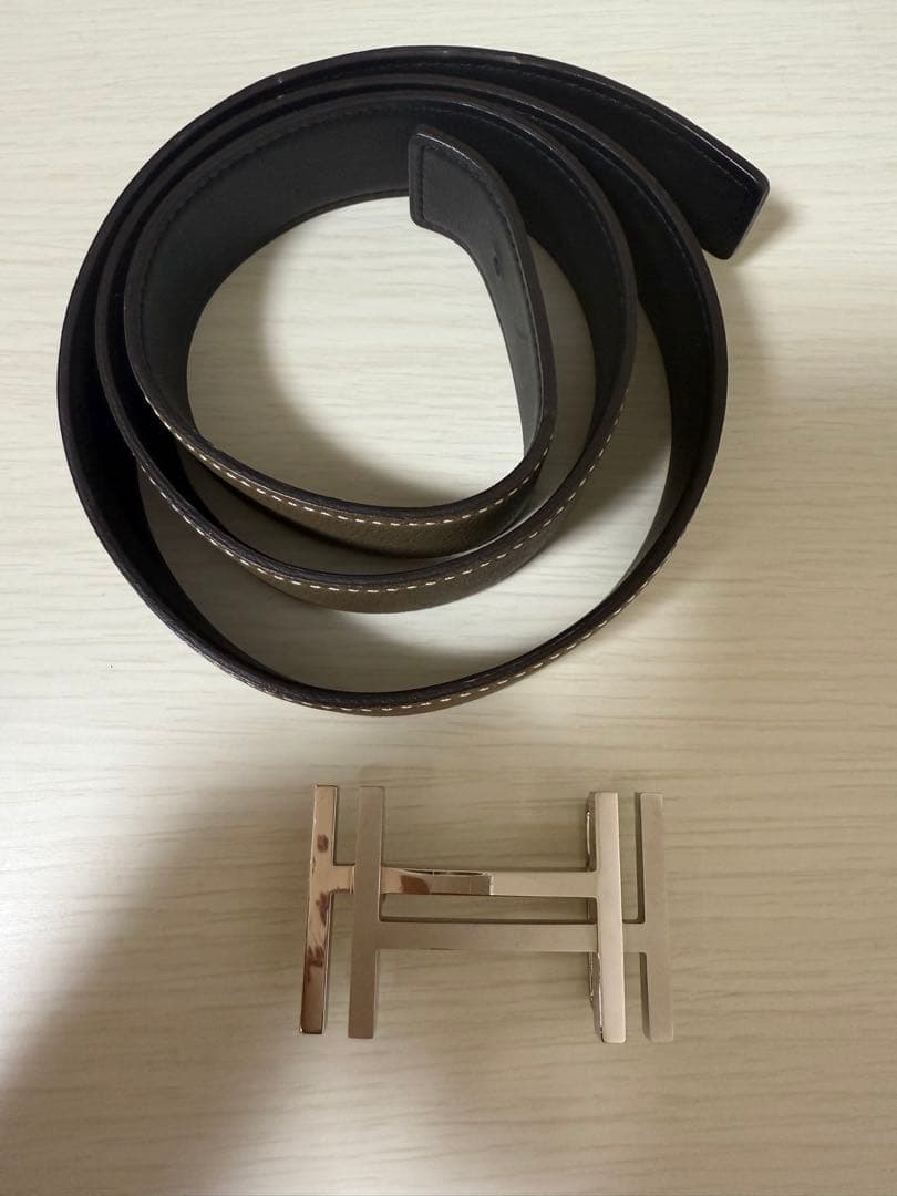 HERMES レザー ベルト 85cm H型バックル 楽天市場】【未使用品】 エルメス Hベルト トゥナイト カラー 85cm