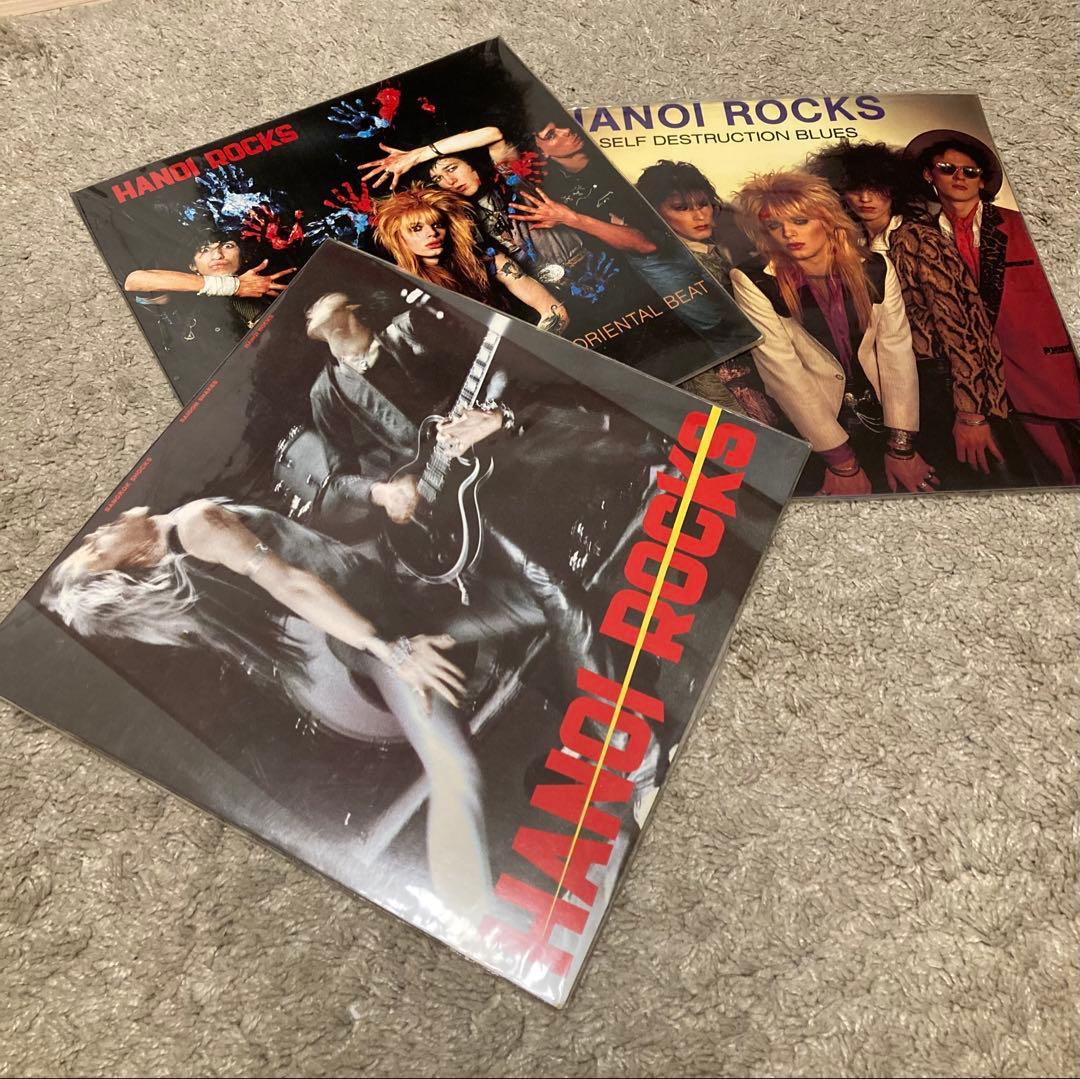 Hanoi Rocks レコード　3枚 Hanoi Rocks レコード 3枚 - メルカリ