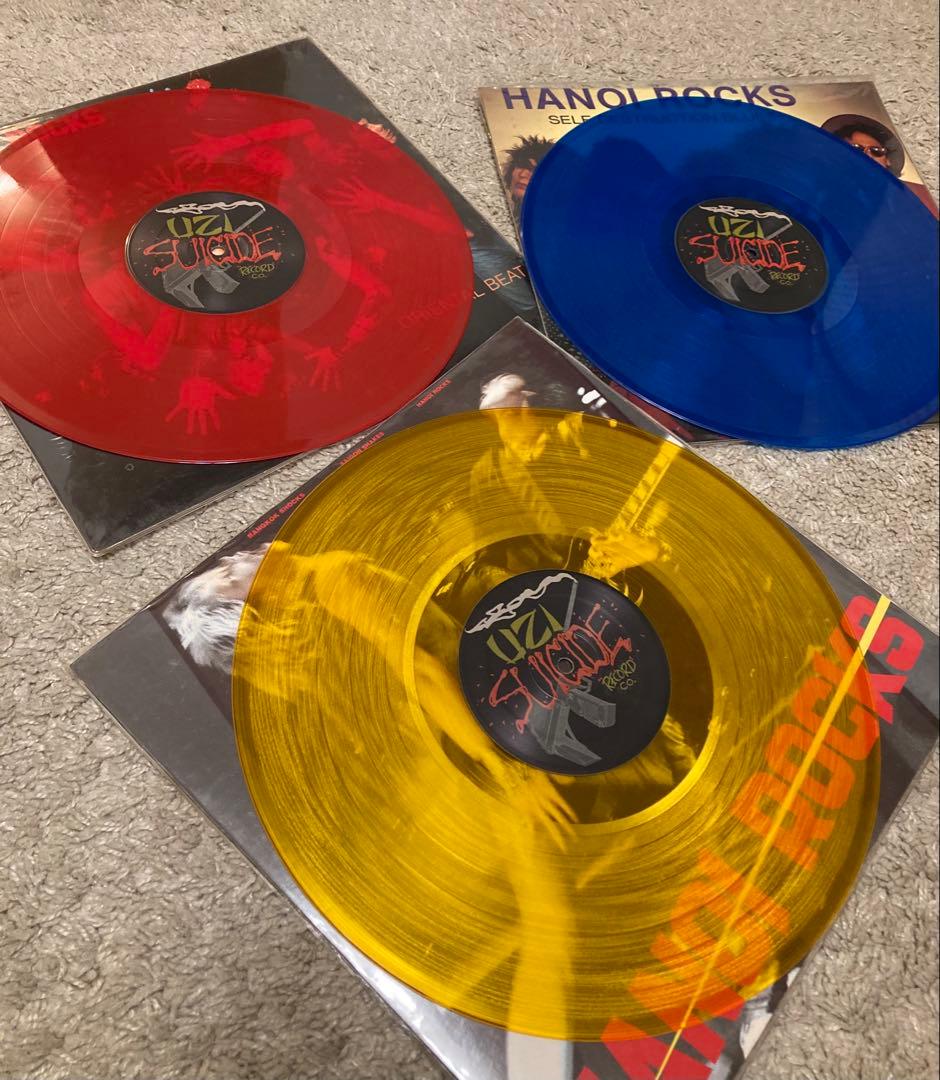 Hanoi Rocks レコード 3枚 - メルカリ