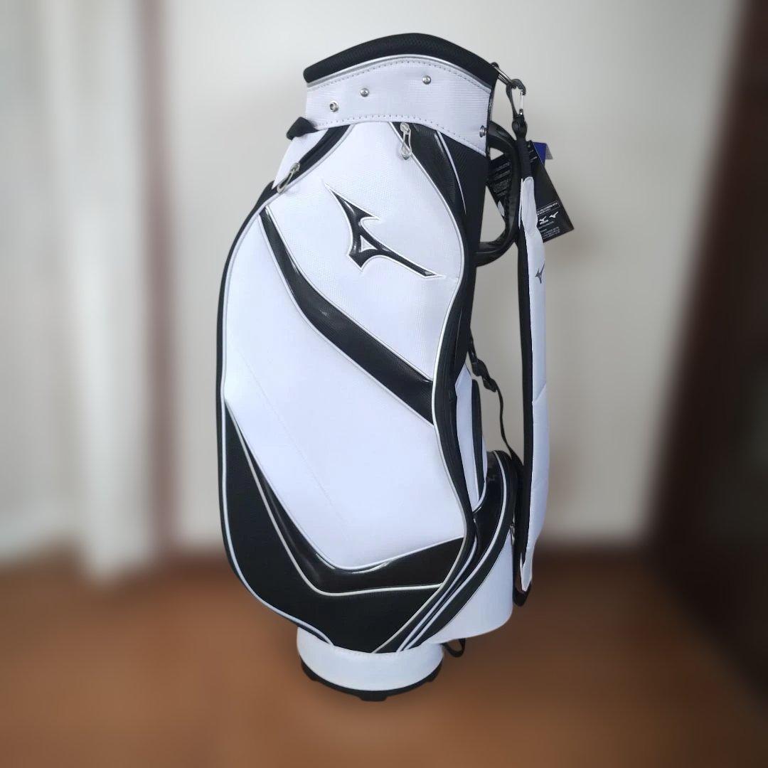 Mizuno ゴルフバッグ・キャディバッグ ホワイト/ブラック - メルカリ