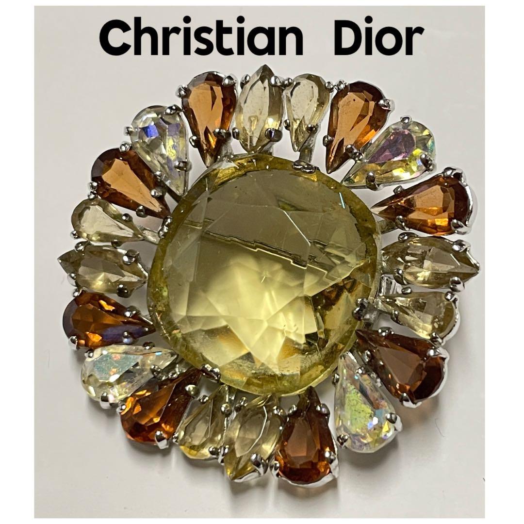 Christian Dior ディオール　ブローチ　❤︎ 一点投入で華やぐ、Diorのブローチ𓂃𓂃 ⁡ シンプルなコーデにプラス