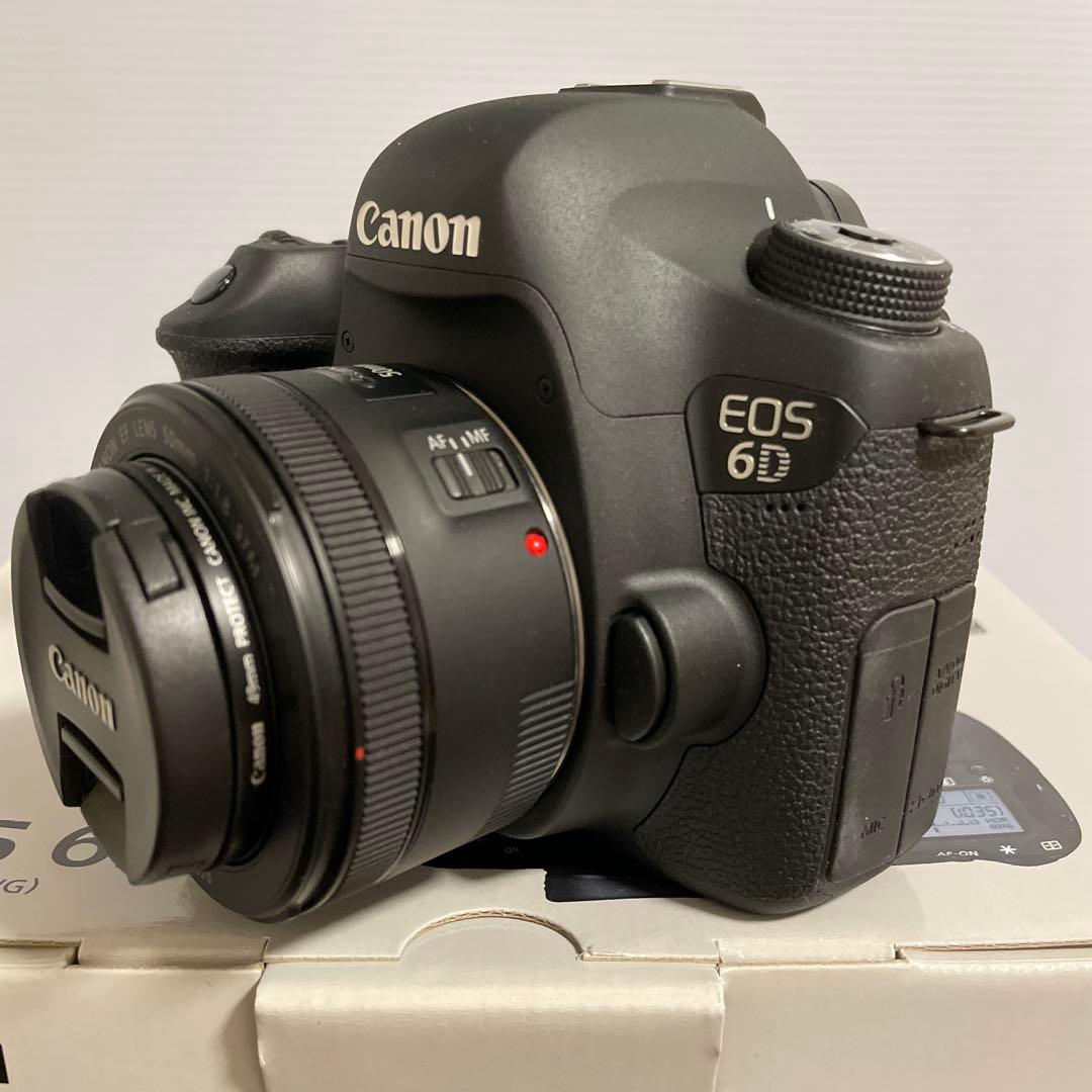 Canon EOS 6D+EF50mm f/1.8 STM シャッター少で元箱有 - メルカリ