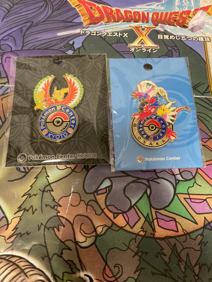 最安値】ポケモンセンター オーサカ キョウト ロゴピンズ 新品未開封