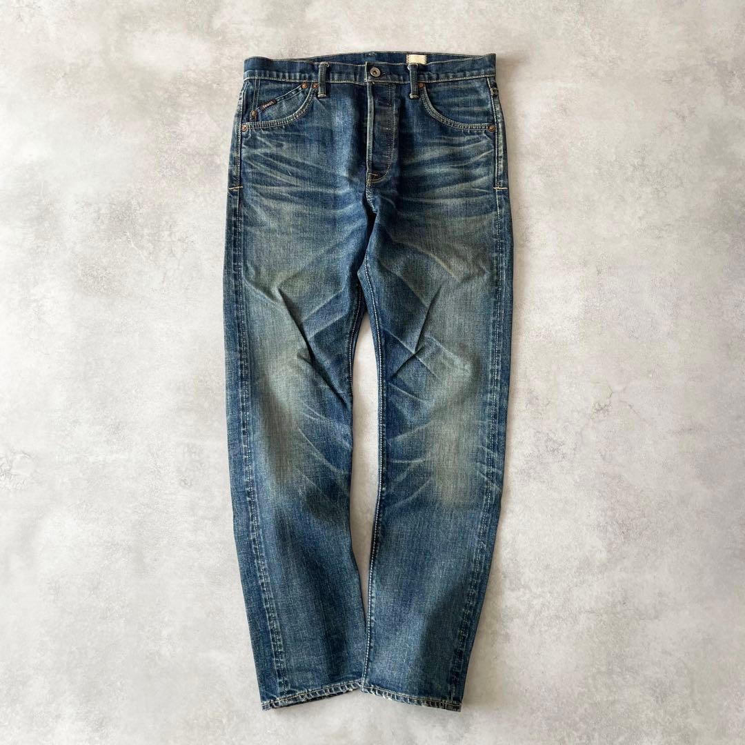 YANUK 藤原裕 コラボ BRUCE デニムパンツ ヤヌーク インディゴ 30