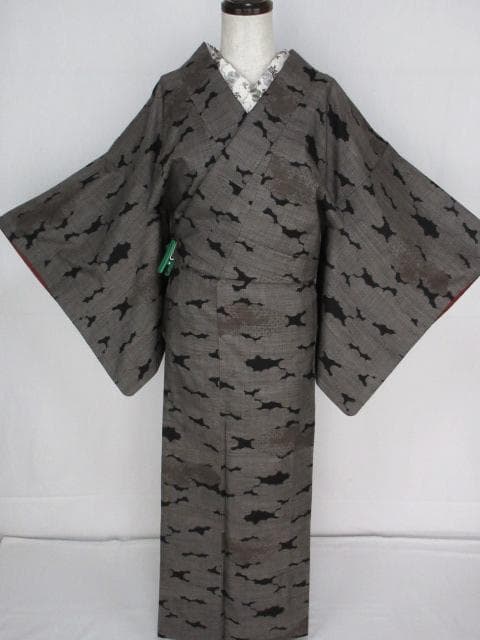 美品！純泥染＊7マルキ＊本場大島紬＊雲取り＊久野織物＊着物