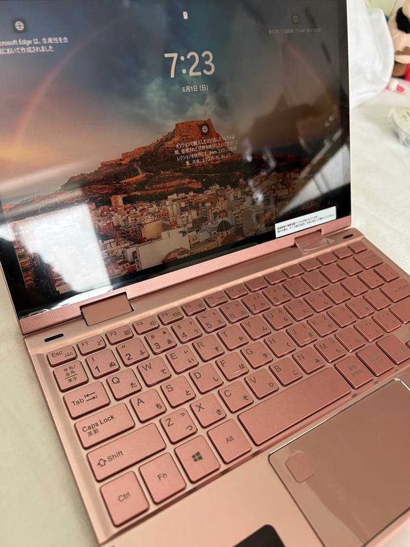 オールピンク　ノートPC 2way タッチパネル オールピンク ノートPC 2way タッチパネル