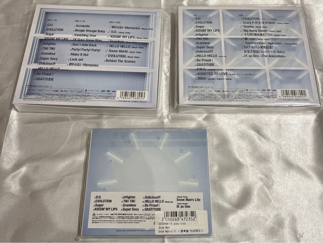 Man Mania S1 3形態＋特典＋ツアーグッズ SnowManアルバム Snow Mania S1 3