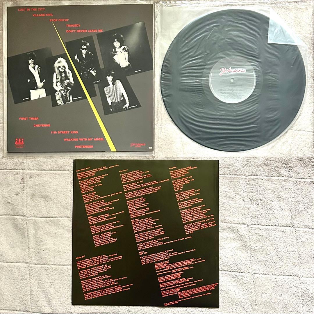 貴重Hanoi Rocks 白夜のバイオレンス1981年レコード/フィンランド盤