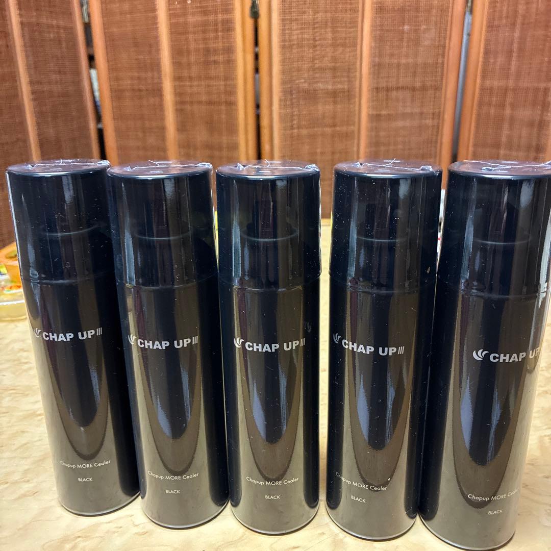 CHAP UP II ヘアスプレー ブラック 5本セット Amazon.co.jp: 【一瞬で 薄毛隠し 】チャップアップ 増毛スプレー
