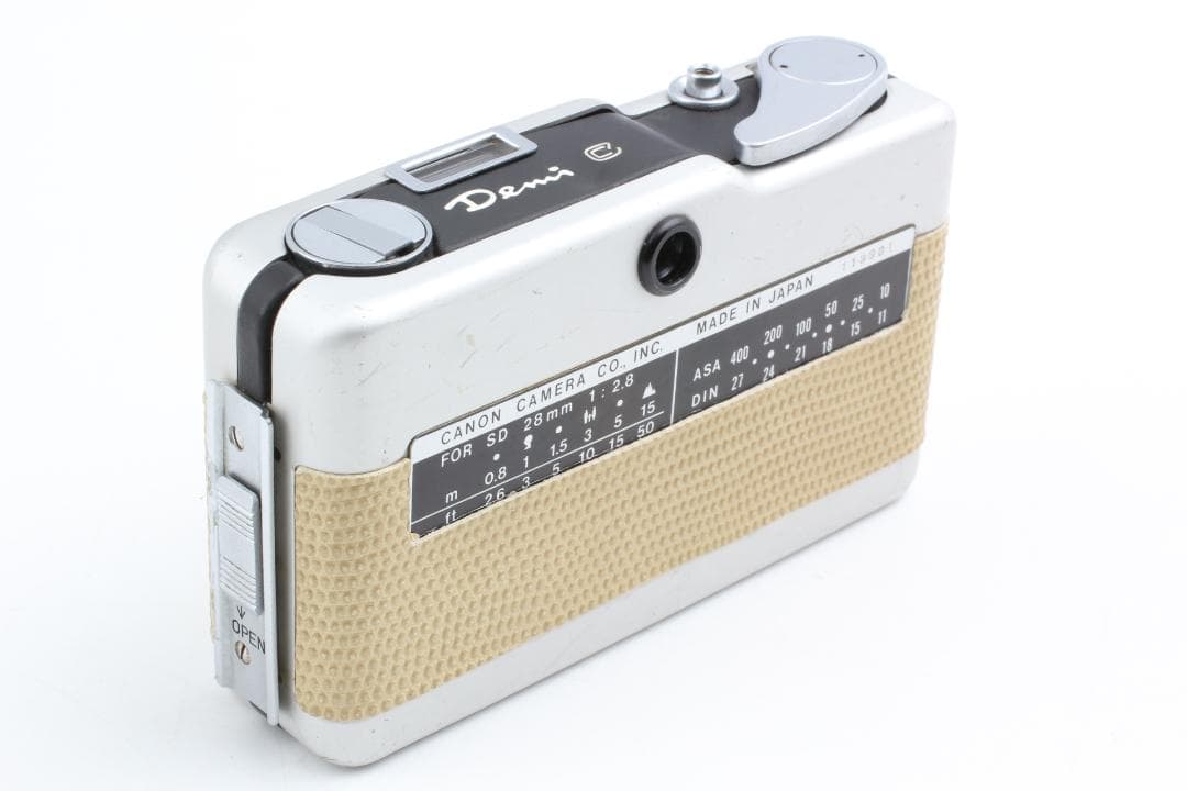 美品整備済] ベージュ Canon Demi C 50 & 28mm 1139 - メルカリ