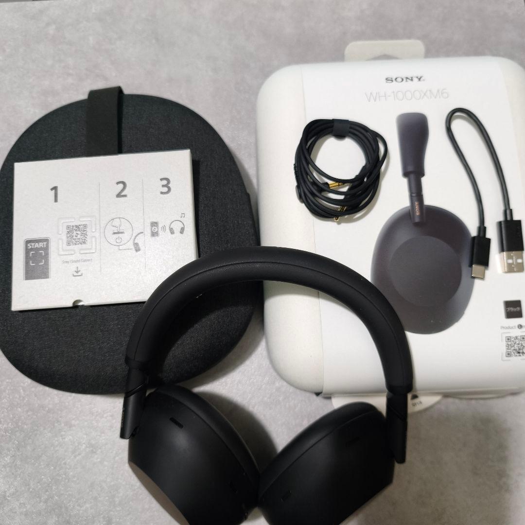 SONY ソニー WH-1000XM6 ヘッドホン ブラック Amazon.co.jp: Sony WH-1000XM6 Black: Wireless Headphones, World's