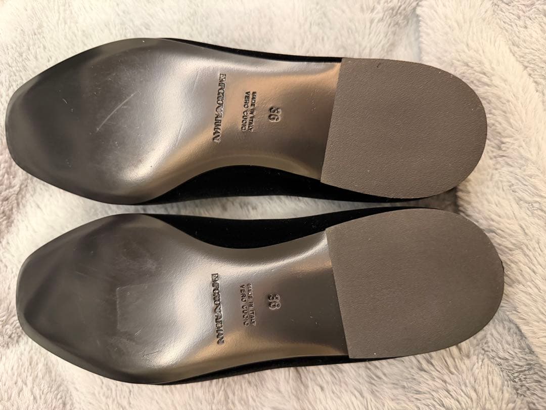 エンポリオアルマーニ ベルベットローファー 36サイズ - メルカリ