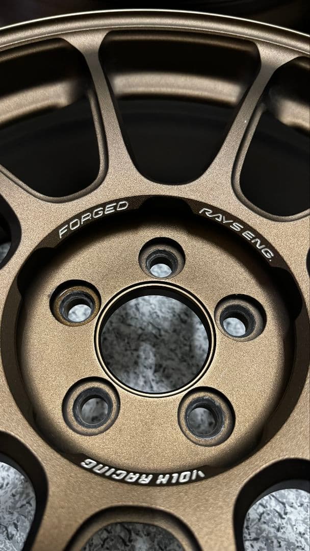 ZE40 18in PCD100 7.5J+48/8.5J+45 ブロンズ