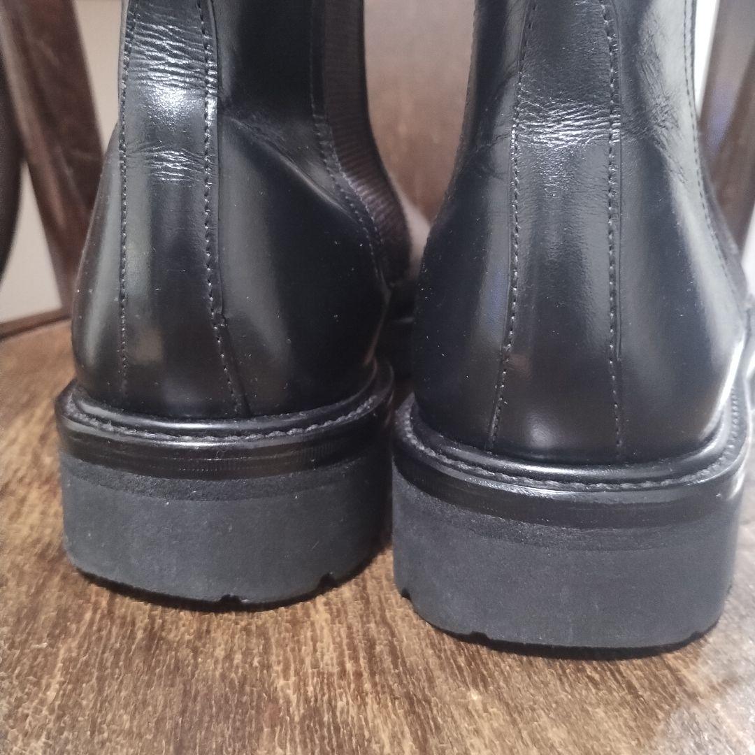 WHダブルエイチ干場さん愛用黒サイドゴアブーツ美品6Vibram菅原靴店Z