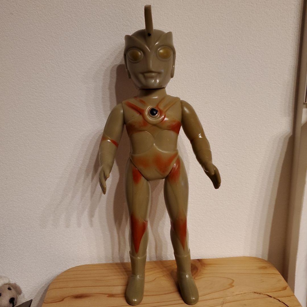 ブルマァク ウルトラマンA ウルトラマンエース ソフビ 当時モノ 面取れ
