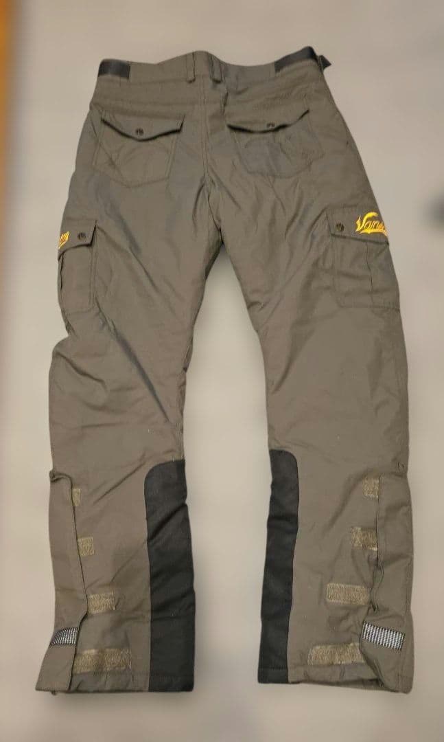 VANSON バンソン バイクパンツ LLW 中綿入 防風防寒 オリーブグリーン