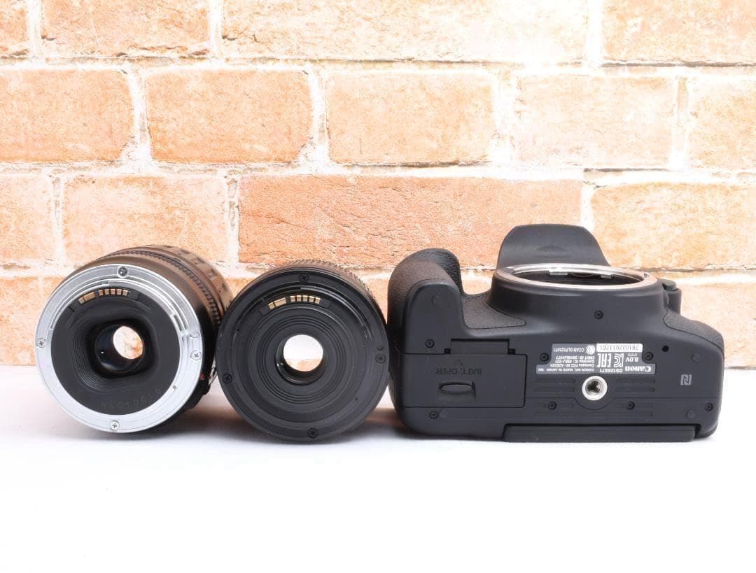 推し活におすすめ✨Canon Kiss X8i✨超望遠レンズ✨ダブルレンズ