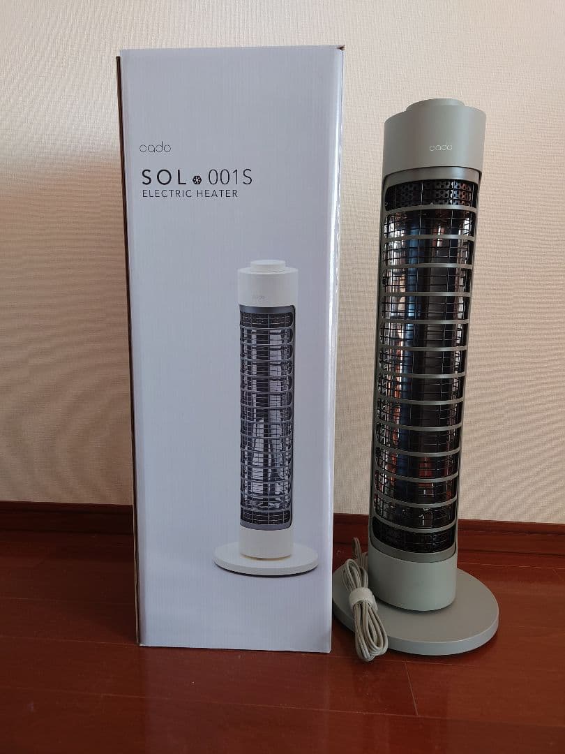 cado カドー 電気ヒーター SOL-001S 800W クールグレー 楽天市場】電気ストーブ 遠赤外線 cado カドー 電気ヒーター SOL-001S