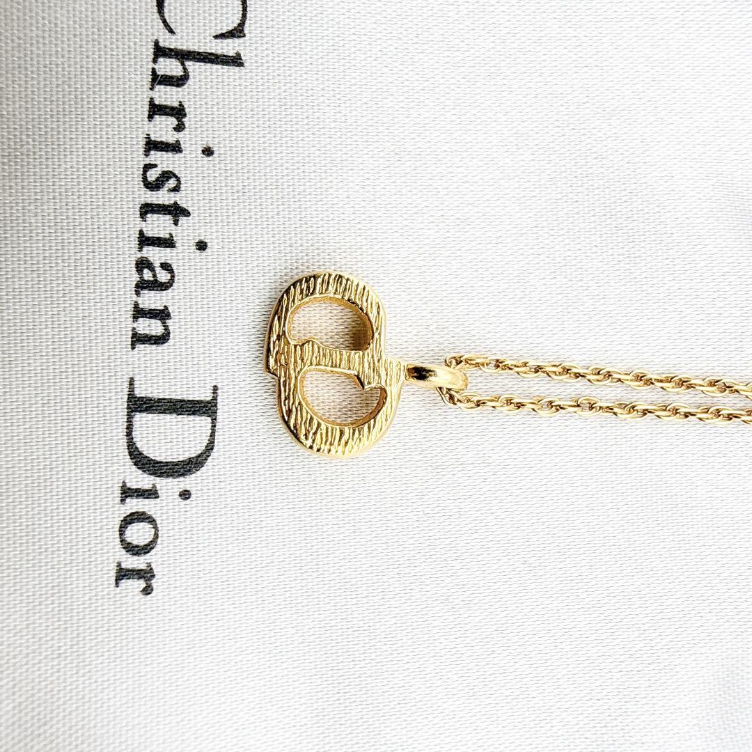 3051-3 極美品✨ Dior ネックレス CD ロゴ 希少 刻印 - メルカリ