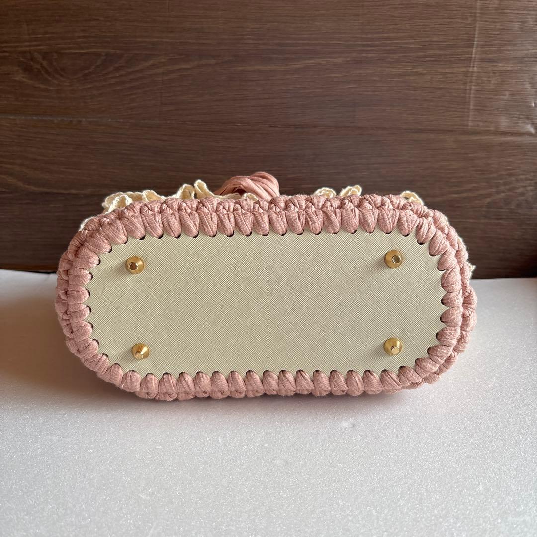 ズパゲッティ(Tシャツヤーン)♡ロシアヤーン♡マルシェバッグ♡トート