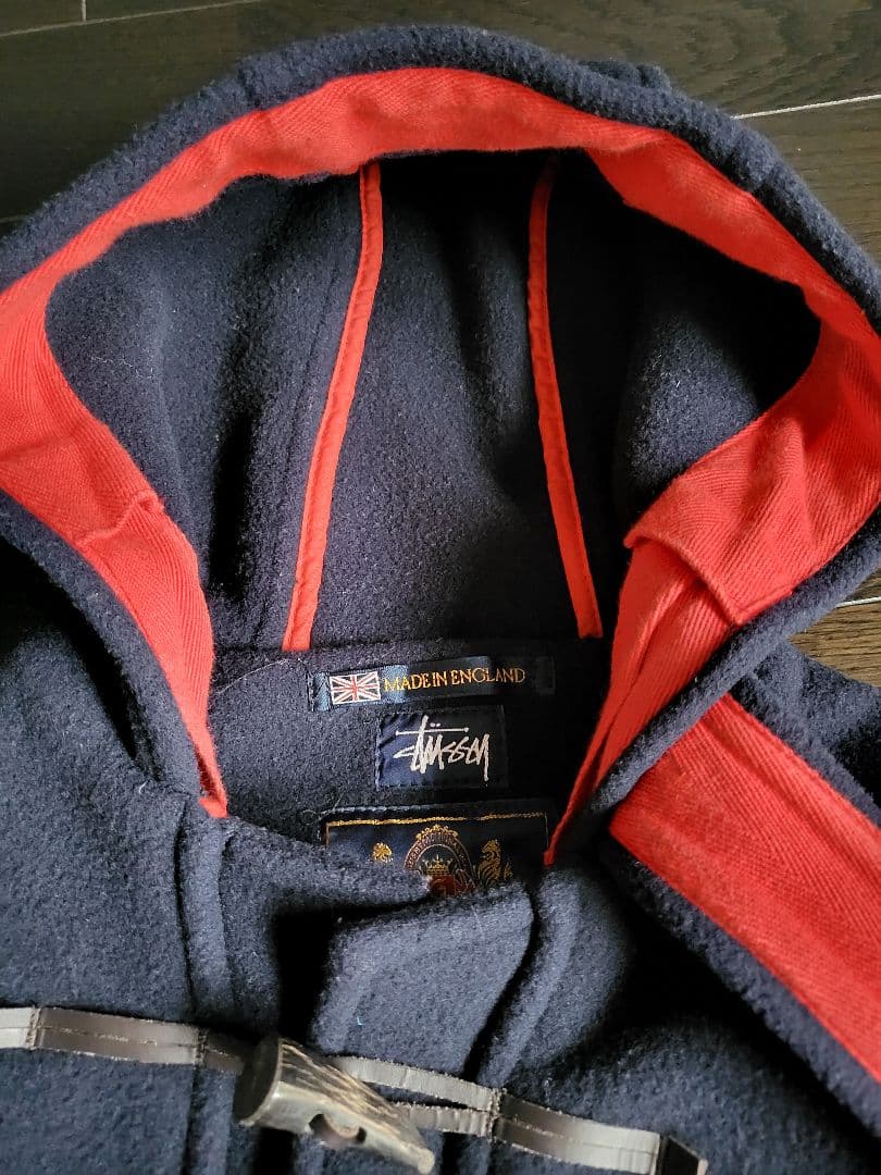 STUSSY × Gloverall ラインデザインダッフルコート - メルカリ