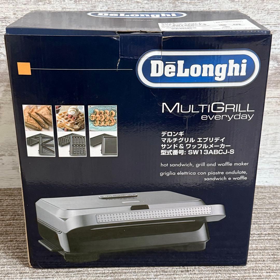 未使用　デロンギ　ワッフルメーカー SW13ABCJ-S Amazon | De'Longhi (デロンギ) マルチグリル エブリデイ サンド