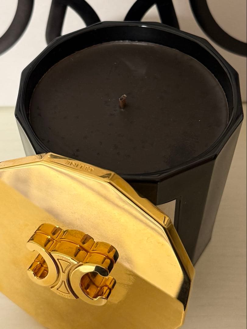 CELINE キャンドル トリオンフ リッド スチールゴールド - メルカリ