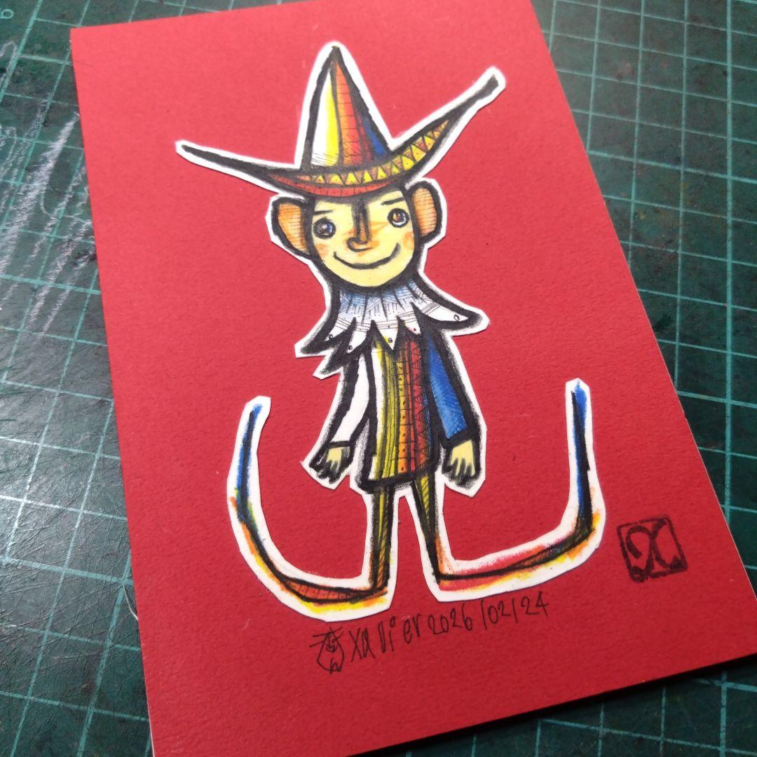 ザビちゃん】【原画肉筆】xavier2026(初筆) - メルカリ