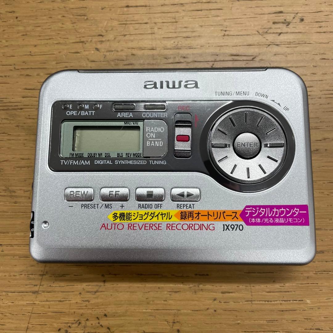 AIWA JX970 ポータブルカセットプレーヤー - メルカリ