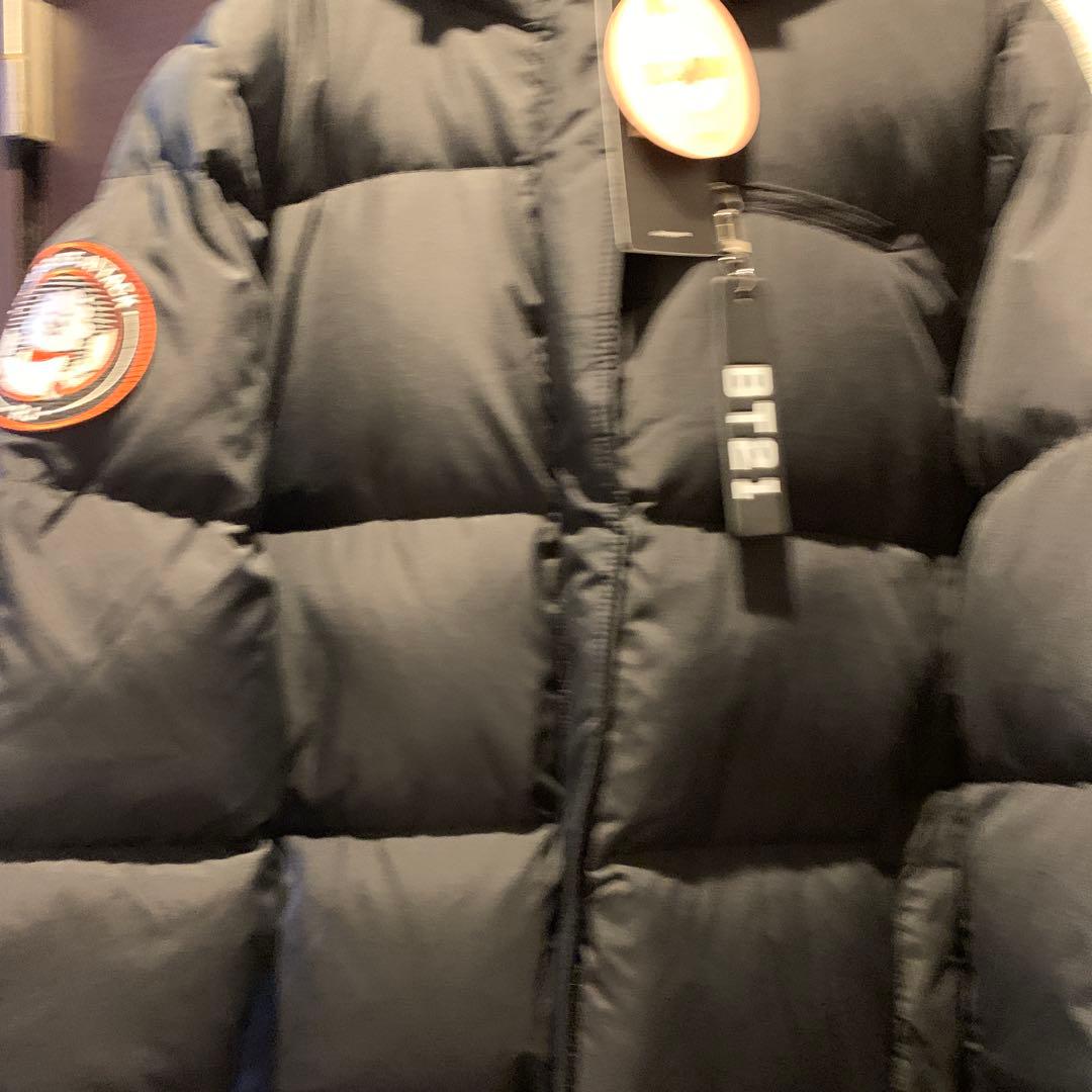 BTS JIN BT21 RJ ブラック ロングダウンジャケット - メルカリ