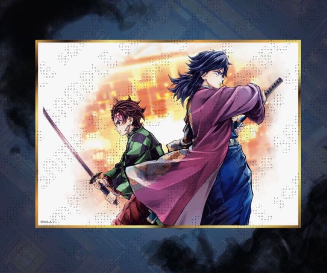 鬼滅の刃 webshopくじ 繋ぐ B賞アクリル色紙 炭治郎 義勇 - メルカリ