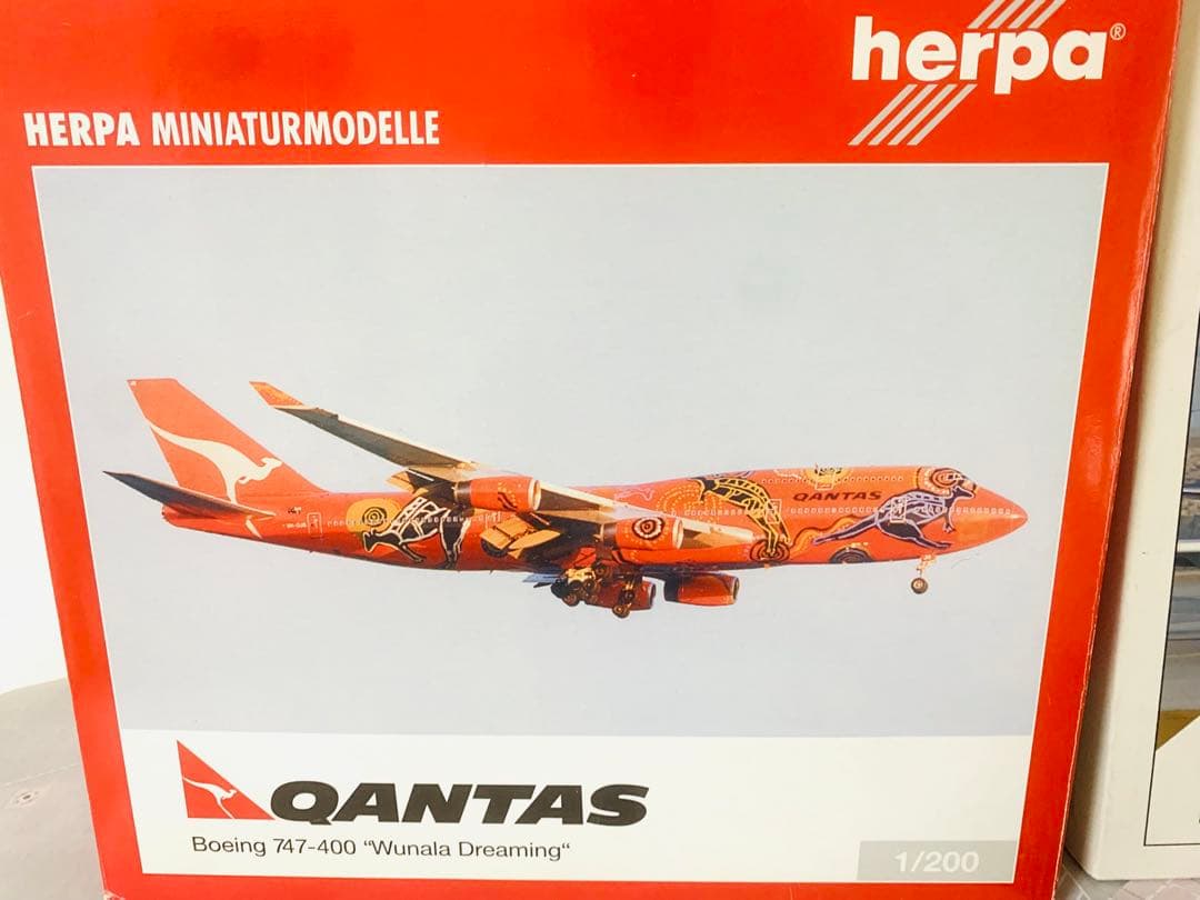 ヒラマヤの雪男様専用‼️helpa製／カンタス航空B747－400