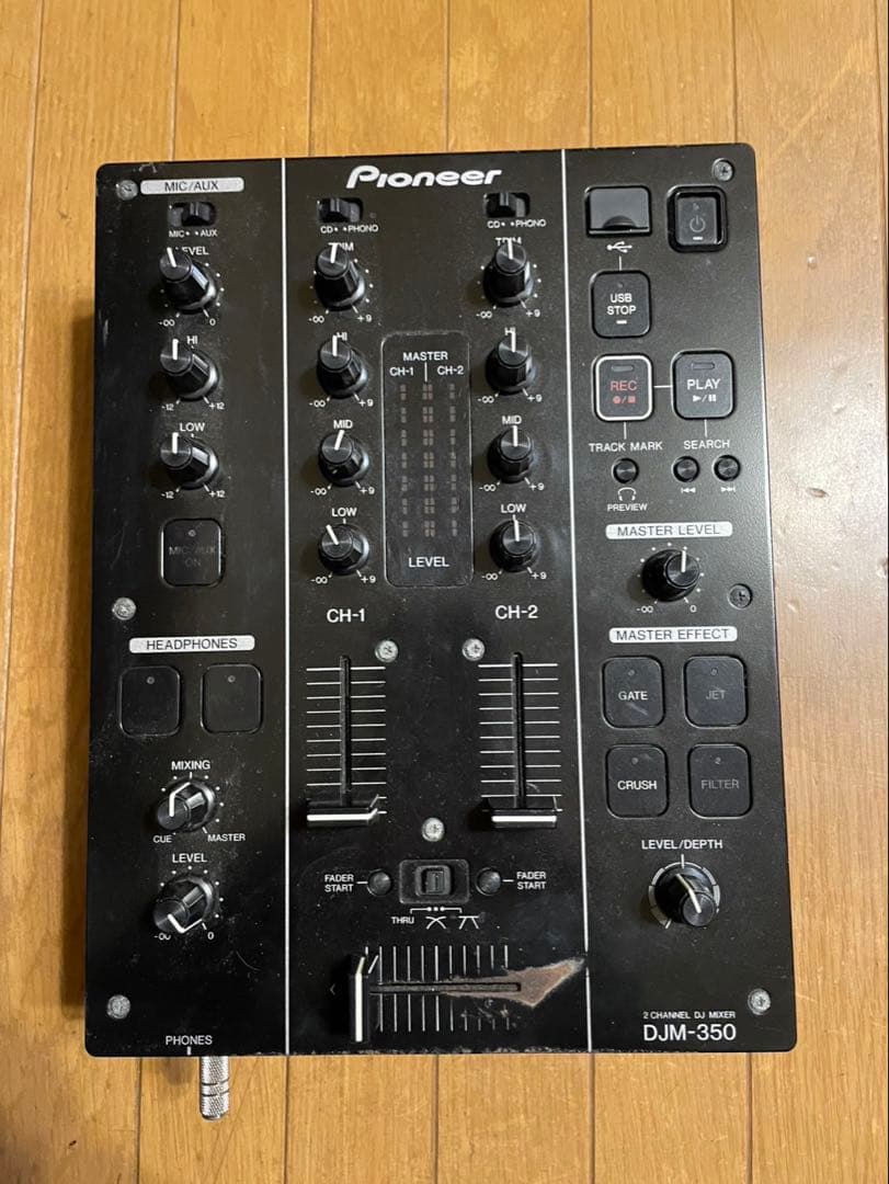 Pioneer DJM-350 DJミキサー djm350 DJM-350 (archived) 2-channel effects mixer (black) - Pioneer DJ