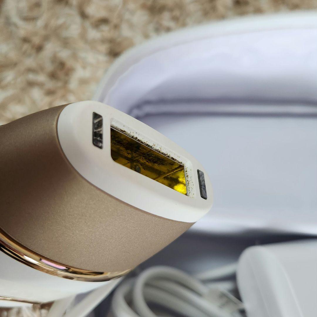 Braun 脱毛器 ホワイト・ゴールド 収納ケース&説明書付き PL-5137