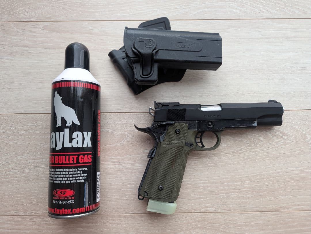 東京マルイ HI-CAPA 5.1 タニオコバグリップカスタムセット GUARDER ハイキャパ4.3/5.1タクティカルグリップセット -OD- > ガス