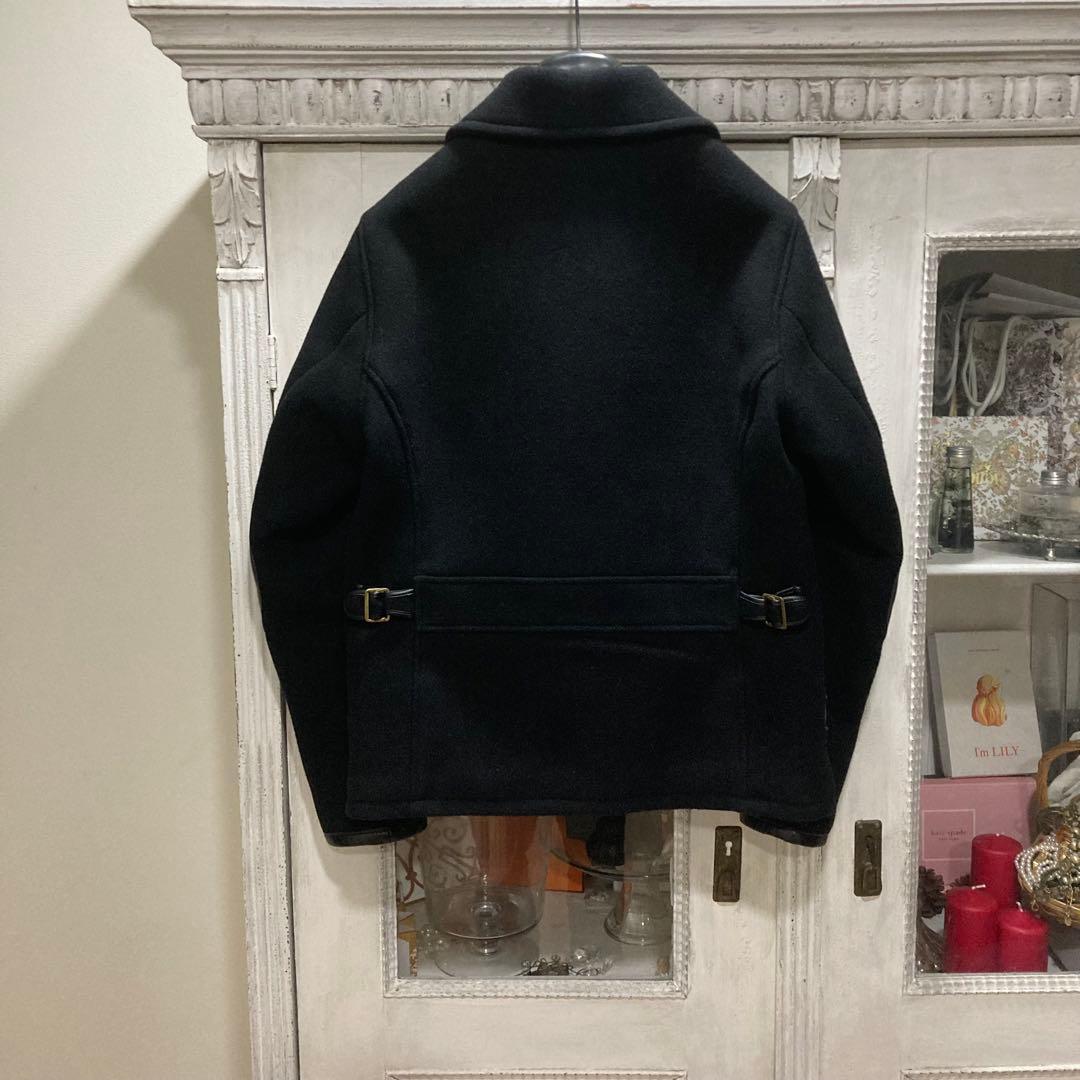 東洋エンタープライズ Gold ジャケット 38 ホースレザー切替メルトン