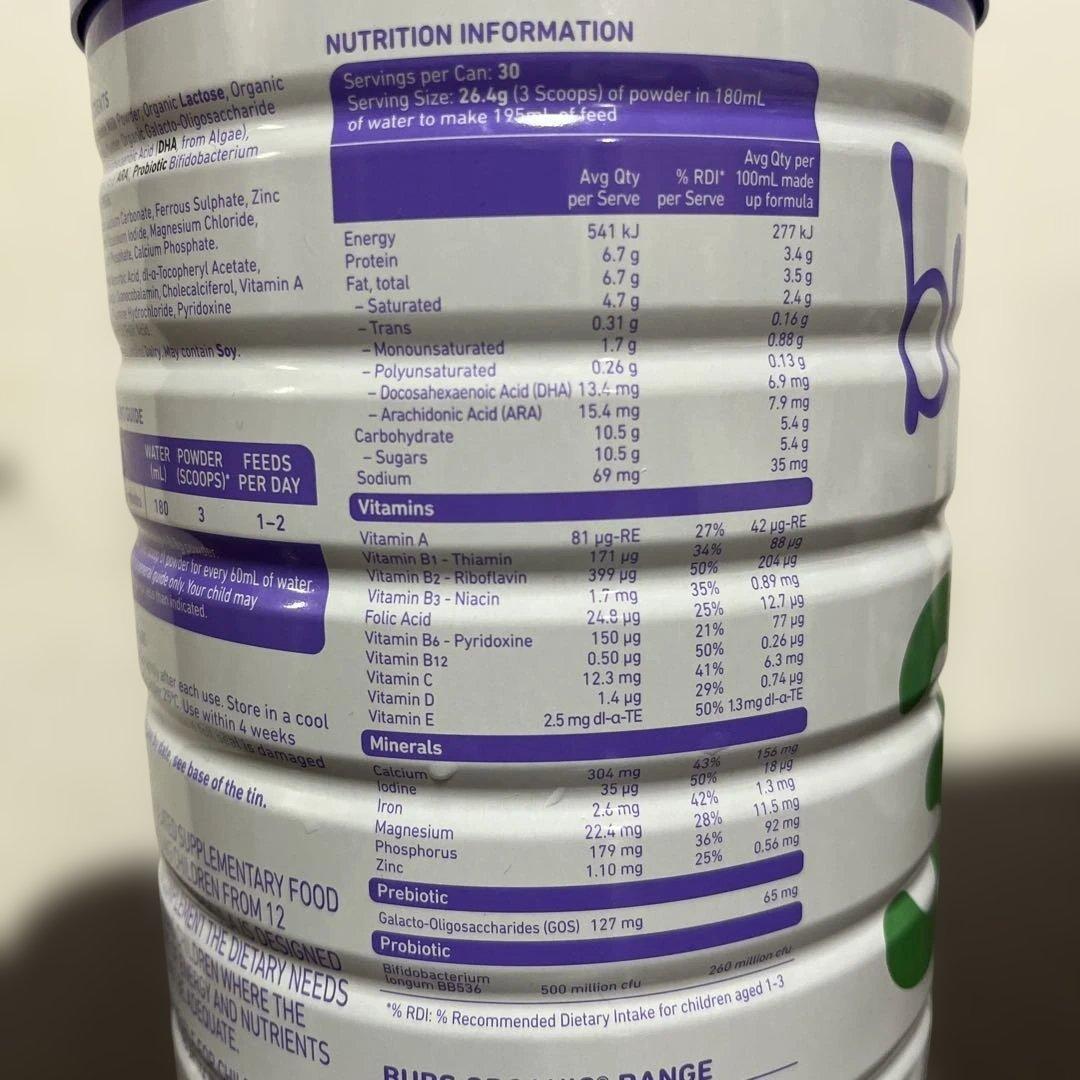 bubs organic オーガニック粉ミルク 2缶セット - メルカリ