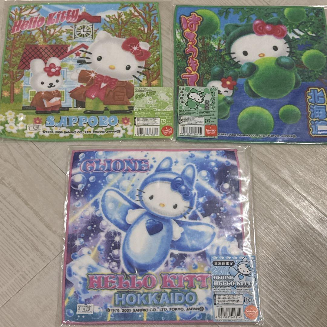 新品未使用未開封⭐︎ご当地キティプチタオル北海道3枚セット - メルカリ