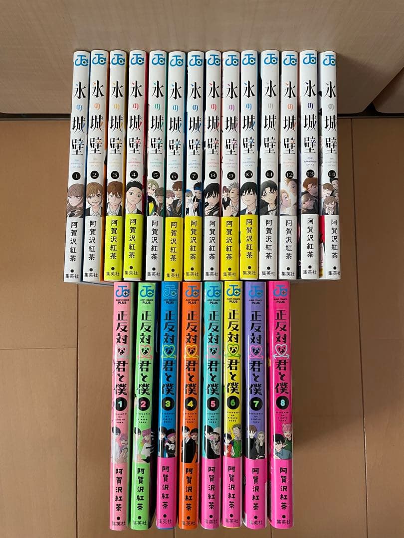 氷の城壁　正反対な君と僕　全巻　阿賀沢紅茶　22冊　全巻セット　集英社 阿賀沢紅茶『氷の城壁』 『正反対な君と僕』全巻セット - メルカリ