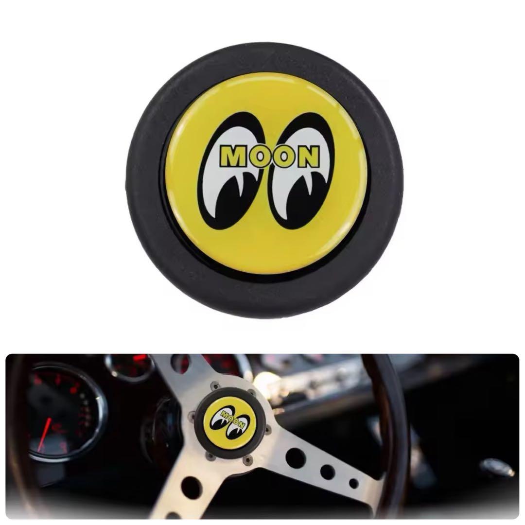 ホーンボタン mooneyes ムーンアイズ カー用品 ステアリング momo