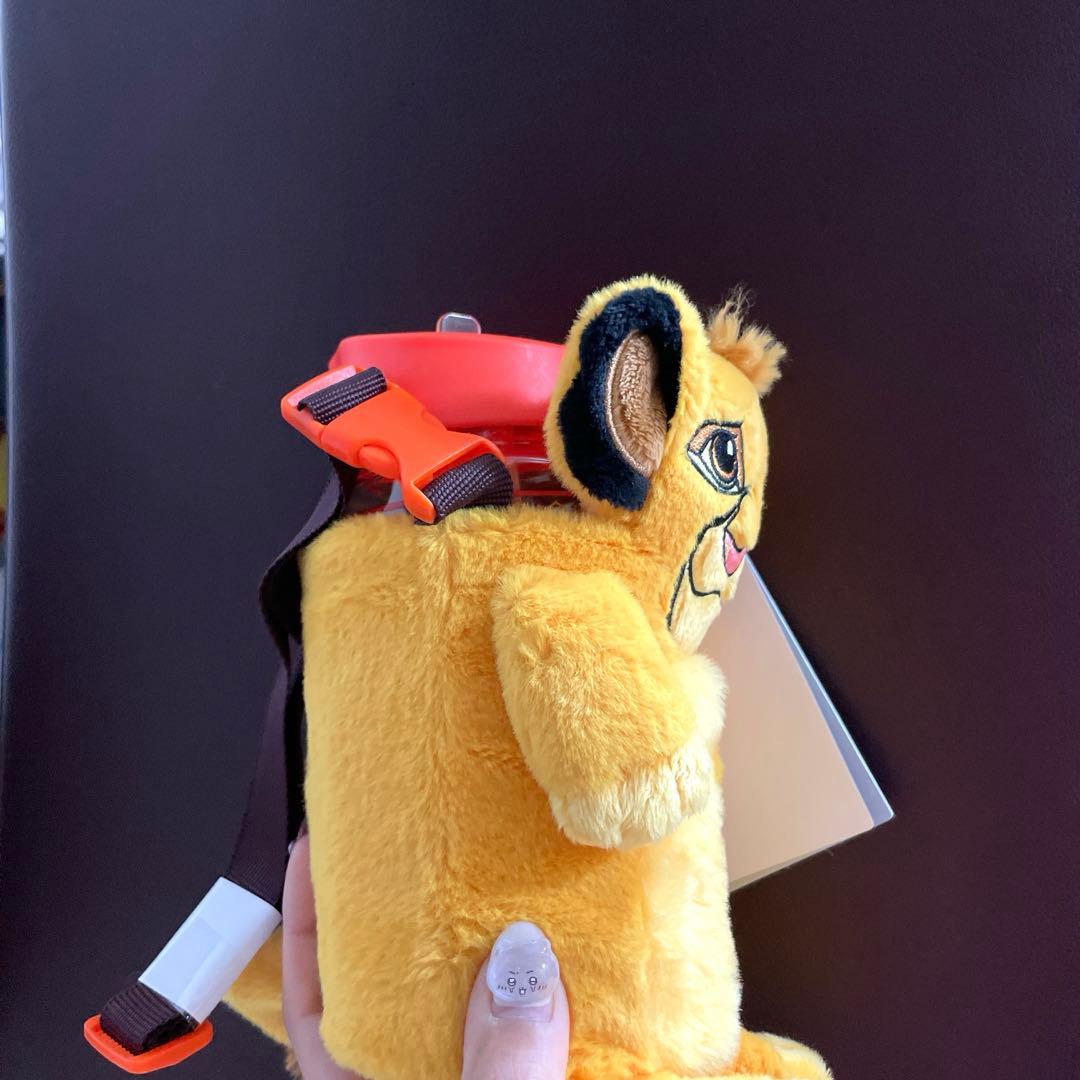 WDW限定 ライオンキング シンバ水筒 カバー付 アニマルキングダム